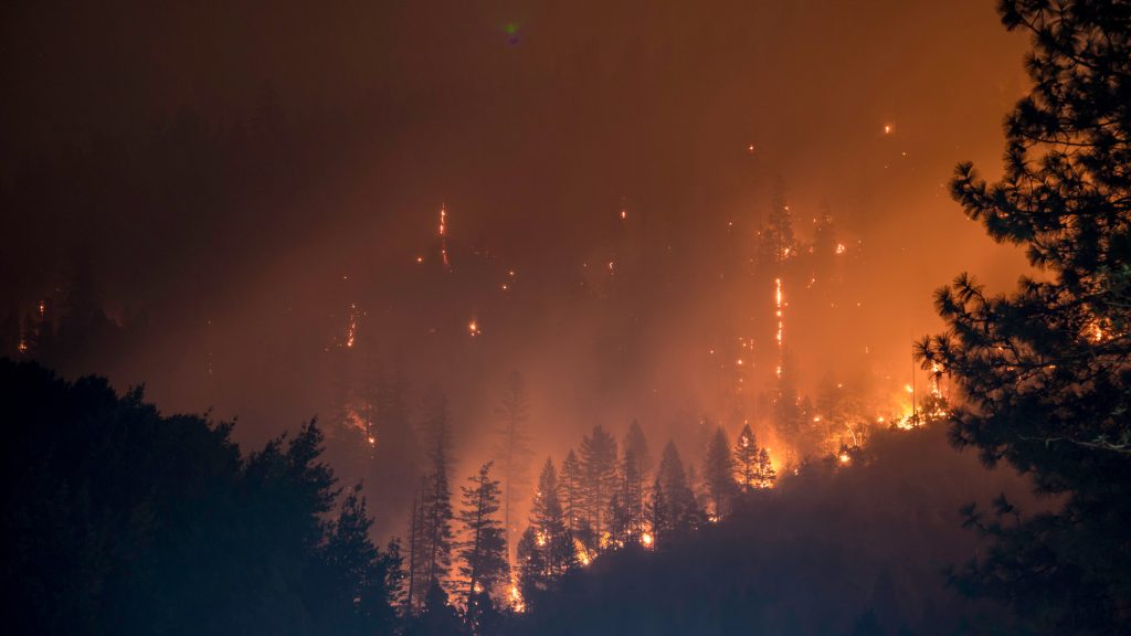 The wildfires that are raging in California are just one of the key elements affecting the grid. (Image: USA Today)