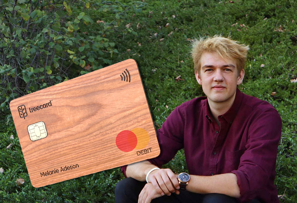 A credit card that plants trees for every $60 you spend. (Image: TreeCard)