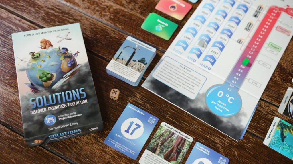 The board game version of Project Drawdown (Image: Solutions)
