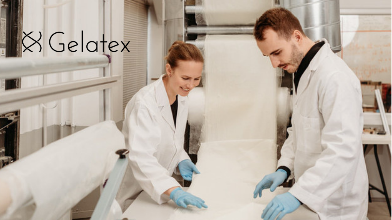 Creating textures in plant-based meats. (Image: Gelatex)